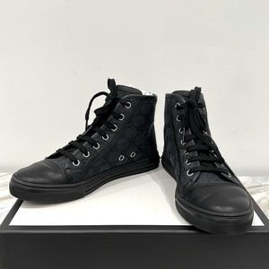 GUCCI HIGHTOP SNEAKERS NERO 35 5